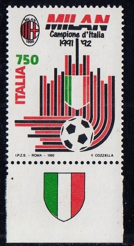 1992 milan campione italia - 1992,