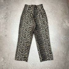Pantaloni leopardati donna Ganni nuovi senza etichette taglia 38