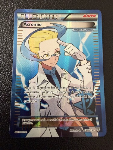 Carta pokemon trainer acromio - pokemon,