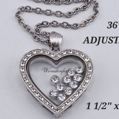 Silver heart wonderful - silver,