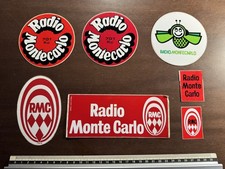 LOTTO 7 ADESIVI RADIO MONTE