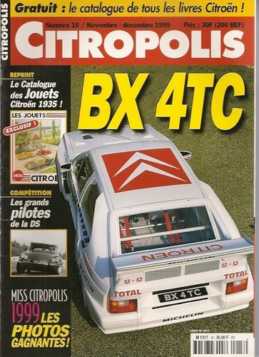 Citropolis citroen 4tc - citropolis, bx