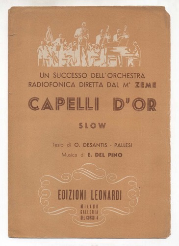 Spartito capelli del pino - d'or,