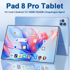 Tablet 10.1" Pad 8 Pro Android 13 Snapdragon 8Gen2  5G Dual SIM WiFi 10000mAh