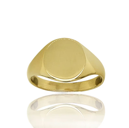 Anello sigillo oro - anello, giallo