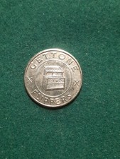 Gettone Sala Giochi Abetone LUPO BIANCO FLIPPER