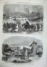 Vecchia stampa antica 1863