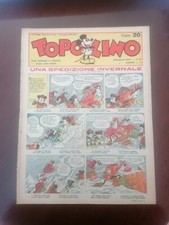 Topolino giornale originale Nerbini n. 109 del 27.1.1935 rifilato