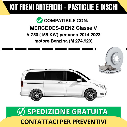 Kit freni anteriori pastiglie - kit,