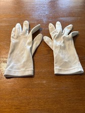 Coppia di guanti in cotone  bianco da Ufficiale Regio Esercito IIGM