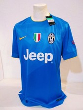 JUVENTUS 2014/15 NIKE CL 33 EVRA maglia originale away player issue/ match worn