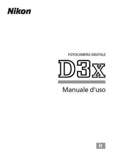 Per nikon d3x manuale - per,