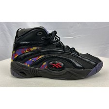 Reebok Shaqnosis Uomo Taglia 10 OG Escape From LA Nero Viola V61028