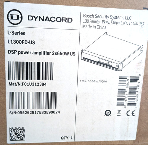 New dynacord l1300fd dsp - new,