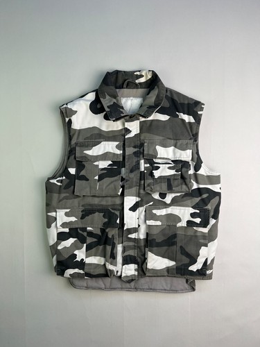 Army vintage vest usmc camo - army,