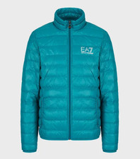 Piumino Uomo Ea7 Emporio Armani Piumino Full Zip Logo 8NPB01 1839 Verde