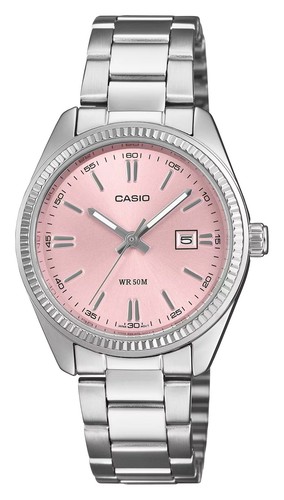 Casio orologio silver pink - e,
