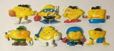 8 SORPRESINE GADGET SORRISINI SOFFICINI FINDUS-SUPERSPORT-ANNI 1991/92-PVC GOMMA
