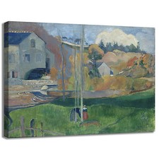 Gauguin mulino di David design quadro stampa tela dipinto telaio arredo casa
