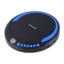 Majestic Lettore CD portatile Dm 1550 MP3 Black e Blue 109550