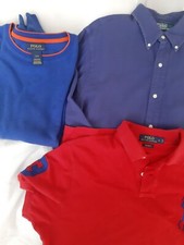 3 Polo Ralph Lauren tg. L  n.3 pezzi (2 Polo + 1 camicia) in blocco 33€.