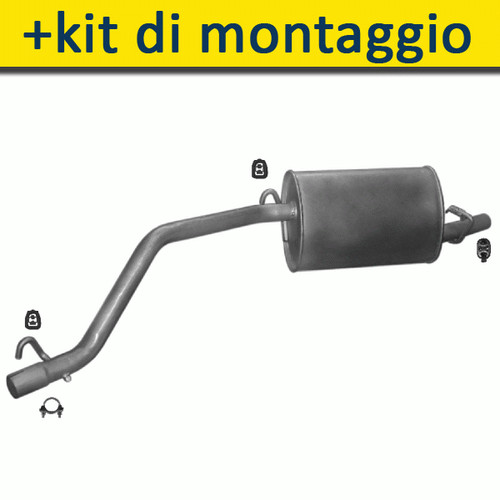 Silenziatore marmitta - silenziatore,