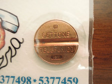Gettone telefonico sigla ut - gettone,
