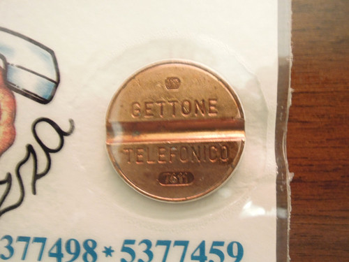 Gettone telefonico sigla - telefonico,, ut