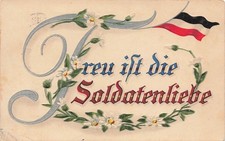 Cartolina WW1 fedele è la