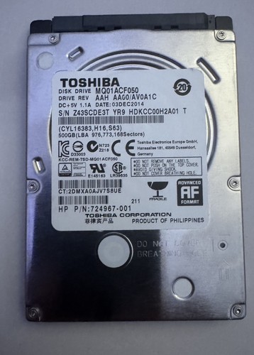Toshiba 500 sata hdd - toshiba,
