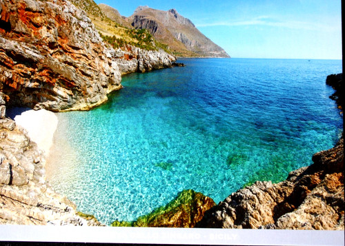 Cartolina sicilia riserva - cartolina,