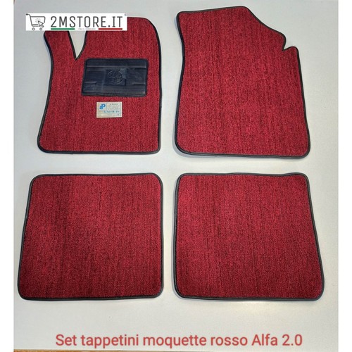 Set tappettini velluto - set, rosso