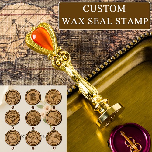 Personalized custom wax seal - personalized,