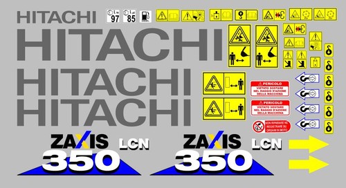 Hitachi zx350lc decalcomanie - hitachi,
