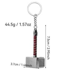 Portachiavi Uomo Metal Hammer Thor Cosplay Idea Regalo Martello Fan