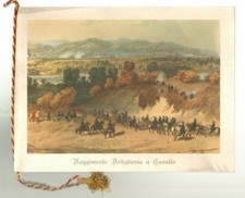 Calendario Reggimento Artiglieria a Cavallo Anno 1973 - Con Cordoncino Originale