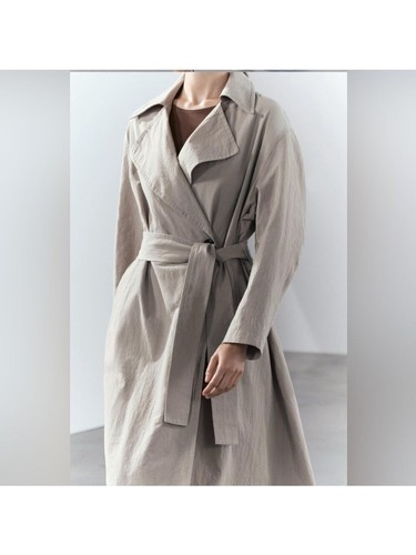 Zara oversized belted trench - zara,