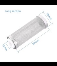 Filtro acquario inox 80x30mm - 1,