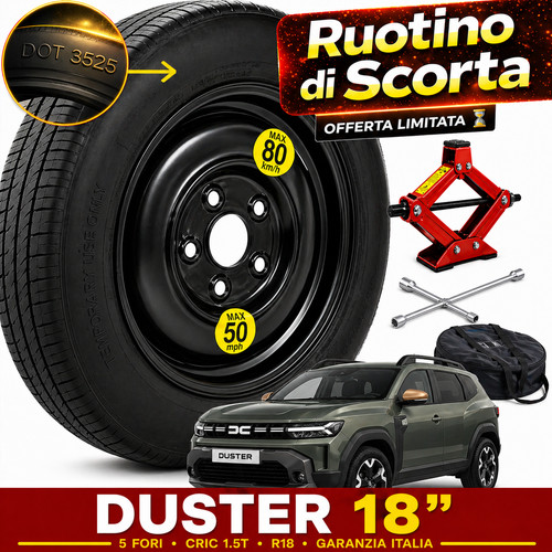 Dacia duster spare - 18",
