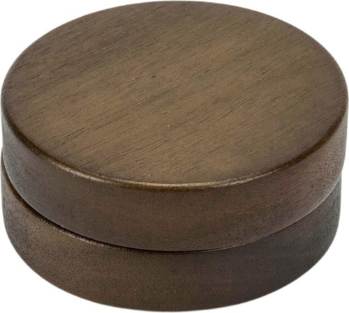Posacenere ottone legno con - posacenere, ottone/legno