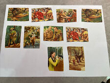 8  FIGURINE ELAH SERIE ROBIN HOOD + 2 DOPPIE OMAGGIO NO PANINI LAMPO EDIS RARE!