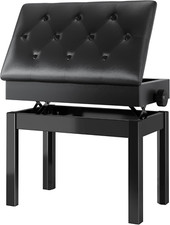 Sgabello pianoforte regolabile - sgabello,