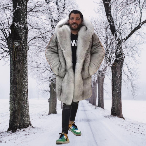 Cappotto lungo uomo lusso