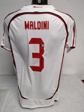 Maglia Paolo Maldini 3  Milan 2007Champions UCL Autografata Jersey Signed