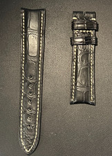 Cinturino per Orologio in Vero Alligatore NERO BELL & ROSS  20/18mm -009