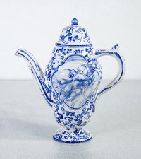 ⚜️ BROCCA ALBA DOCILIA ALBISOLA CERAMICA DIPINTO A MANO PUTTI VASO EPOCA 1900