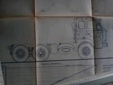 LANCIA ESAGAMMA MOTRICE 520.290/91 COPIA DISEGNO TECNICO SCALA 1:20 74x74 1967