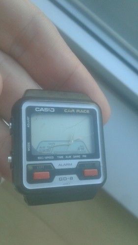 Casio car race - race, back