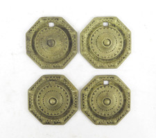 4 FREGI IN BRONZO DORATO PER