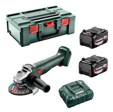 Metabo W 18 L 9-125 smerigliatrice angolare a batteria 18V 2x 4Ah 602247510